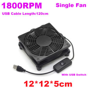 5V Yên Tĩnh Router quạt tản nhiệt Máy Tính TV Box Mát Với 80Mm cáp USB 120Mm 240Mm 360Mm Fan 76CFM Luồng Không Khí Làm Mát Cho Mạng Tủ Máy Chủ Làm Mát Dự Án