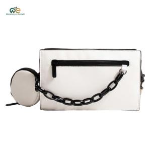 PU Leather Saddle Crossbody Bag Solid Color Small Square Bag Crossbody Purse for Women Daily Use and Special Occasion[Winnereco Lifestyle]