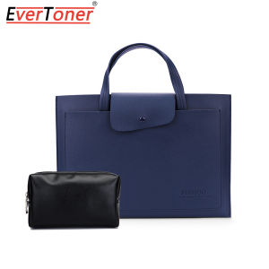 EverToner Túi Đựng Máy Tính Xách Tay Bằng Da PU Cho Macbook 13.3 14 15.6 Inch Túi Đựng Máy Tính Xách Tay Siêu Mỏng Túi Xách Tay Túi Cặp
