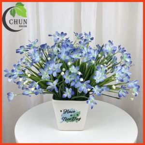 Hoa Lụa Bình Hoa Để Bàn Trang Trí Phòng Khách Cửa Hàng Quán Cafe Hoa Để Bàn Giáo Viên