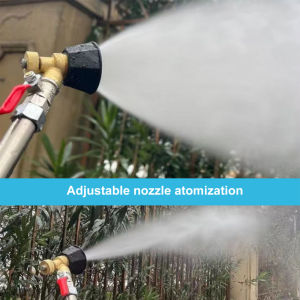 👍100% Brand New👍High Pressure Brass Fog Misting Nozzles Connectors Garden Water Irrigation Sprinkler Fittings Outdoor Cooling System