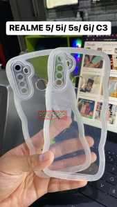 Softcase Gelombang Bening ( REALME 5 / 5I / 6I / C3 / 5S ) Clear Case Casing Handphone - PGC SHOP