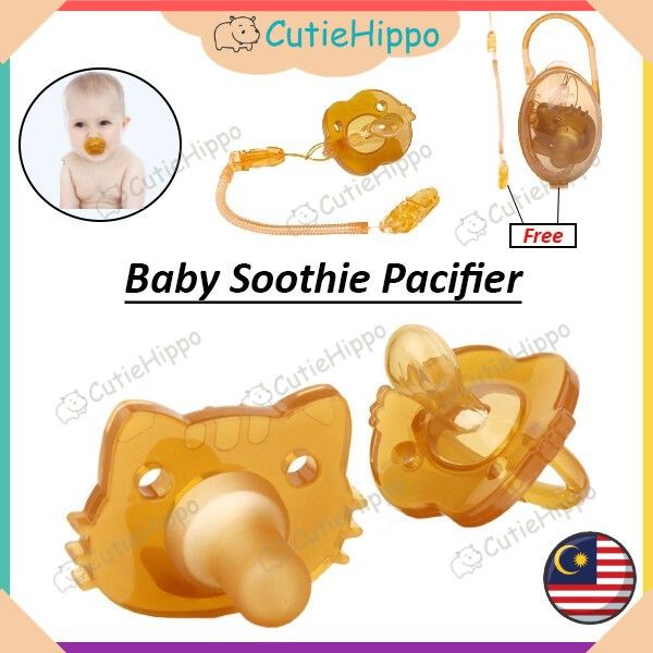 Nano Silver Silicone Baby Nipples Teether Pacifier Newborn Comfort Bite