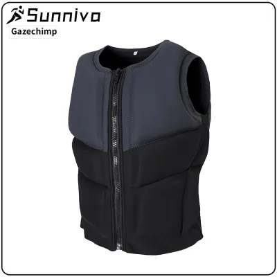 Life Vest Water Jacket Buoyancy Aid Multipurpose Water Sports Vest Boating Vest for Ski Boating Surfing Swimming Adults