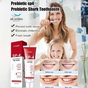 🔥Hot Sale🔥Probiotics Whitening Toothpaste Remove Stains Odor Fresh Advanced Probiotic Whitening Toothpaste Fresh Breath Treatment Enamel Safe SP-4 Formula For Daily Oral Care And Gum Health Probiotic Toothpaste Whitening Toothpaste