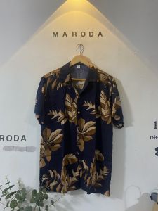 เสื้อฮาวายแขนสั้น(ผ้าสปันเรยอน)