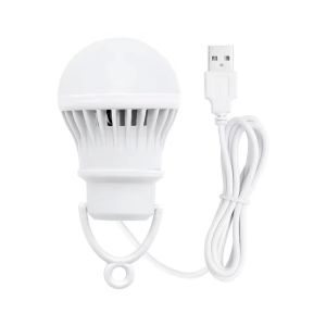 INTOONE LED Power LED Bulb Light 3W 5W 7W Reading Book Light USB Lamp Bulb Portable Emergency Lighting Camping Lantern Lamp For Outdoor Camping Tent