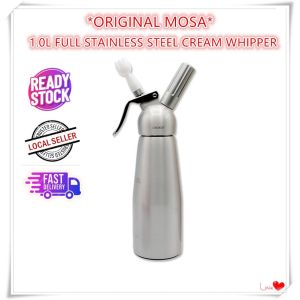 MOSA 1.0L FULL STAINLESS STEEL CREAM WHIPPER