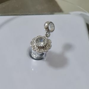 Rhinestone Crystal with Flower Design Pendant
