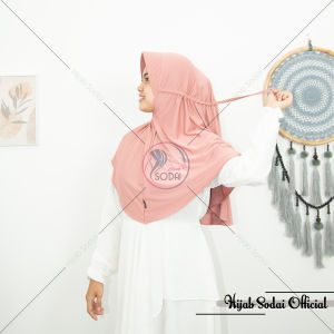 Jilbab Instan Serut Jokowi Jersey Ukuran M