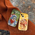 Cartoon Cat and Mouse Couple Casing Redmi Note 14 13 Pro+ 12S 4G 12 Pro Plus 5G 14C 13C 12C A1 A2 A3 11S 11 10C 10 9T 9C 9A POCO X6 X5 M6 C65 Fine hole lens Anti-fall Soft Phone Case NY 78. 