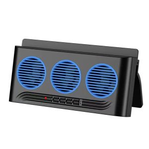 Solar Car Exhaust Fan 3 Fans Auto Window Ventilator Cooling Fan Solar Powered Air Circulation Vent Heat Exhaust Cooler USB Rechargeable for Cars SUV Truck