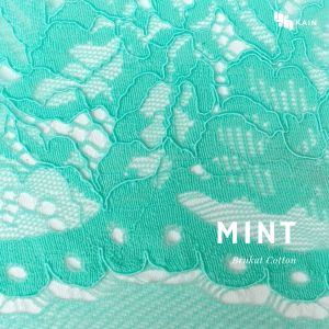 0.5 meter Kain Cotton Katun Lace Brukat