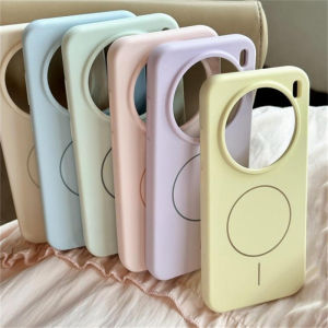 Case For Vivo X200 Pro Mini X 200 Ultra 5G For MagSafe Luxury Silicone Comfortable Feel Built in Flocking Protect Cover