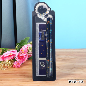 Aimilo ชุดเครื่องเขียนตัวการ์ตูนสุดน่ารักในแพ็คเกจเครื่องเขียน ดินสอ กบเหลา ยางลบ ไม้บรรทัด น่ารัก