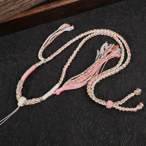 【discount store】Ethnic Tibetan Style Handwoven Cotton Necklace Rope Lucky Blessing Adjustable Pendant Cord For Thangka Buddha Amulet Medallion