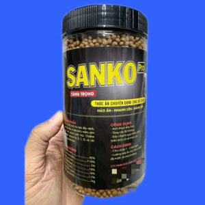 Hủ 500gram SanKo Pro Thức Ăn Giúp Cá Cảnh Mau Lớn Nhanh Nhiều Dinh Dưỡng (Việt Sing)