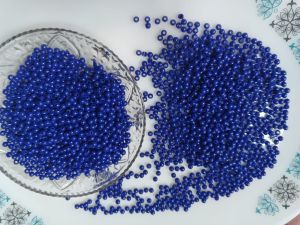 Mote Manik manik Ukuran 4mm Bulat Kapur berat 10gr
