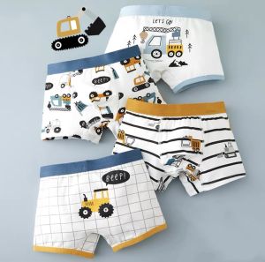 กางเกงใน กางเกงในเด็ก 👦กางเกงในเด็กชาย👦 กางเกงในขาสั้นเด็กแพ็ค4ตัว กางเกงในเด็กผู้ชาย  กางเกงในเด็กชายBoxer