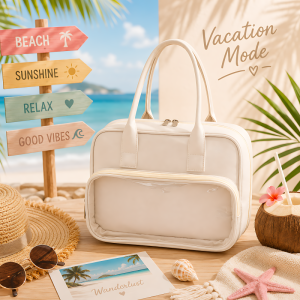 Large Clear Travel Organizer Bag for Cosmetics and Toiletries RH2581