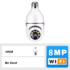 BUY 1 TAKE 1 V380 Pro IP Camera HD 1080P CCTV Camera 8MP Waterproof Smart Wifi Connect Cellphone 360° Rotate Light Bulb Shape cctv camera Auto Tracking with Two-Way Audio CCTV Security Camera Indoor Outdoor Night Vision Dynamic Real-time Monitoring camera