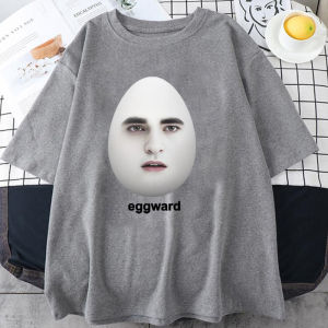 [Local Stock] HBESTY  Twilight Eggward Meme T-Shirts Men Women Edward Cullen Parody Humor Graphic T Shirt Casual Short Sleeve Printed Tshirt Tops