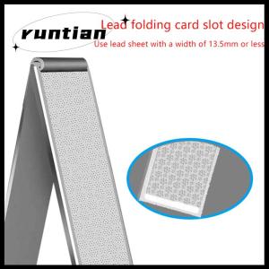 runtian Cá tấm Chì cuộn tấm với khe cắm thẻ sinkers tấm chì Dải Sinker tấm Dải Chì cuộn băng cầm tay câu cá giải quyết