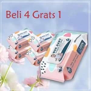 {PROMO Buy 4 Grats1} sukamalll Tanpa Alkohol BPA wipes HAND & MOUTH baby wipes FOOD GRADE 80 series 100% Pure Water Cleaning Wet Wipes Free Baby wipes high-end wet wipes for newborns