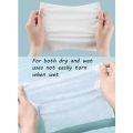 72 psc Disposable face tissue face towels cotton wipes cleansing towels soft lint-free 干湿两用擦脸巾. 