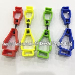 Dụng cụ móc kẹp treo găng tay chất liệu nhựa