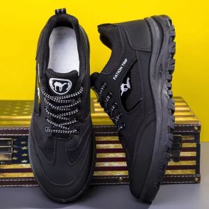 Mens Hiking Shoes Quick-dry Rubber Rock Climbing Shoes Non-slip Hiking Shoes For Men Casual Sneaker
