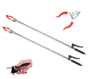 Rubbish Picker Clipper Pick-up Tools Plastic Handle