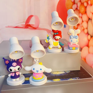 Hourser Sanrio Table Lamp Warm Light Eye Protection LED Desktop Reading Study Lamp cartoon cute Cinnamoroll Pochacco kuromi Home Lighting