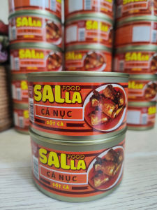 Combo 5 lon cá nục đóng hộp sốt cà Salla mỗi lon 190g hỗ trợ tiêu hóa nhờ chất xơ từ cà chua  tiện lợi  thơm ngon