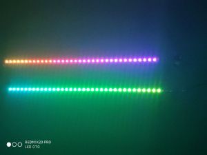 Ăng ten Led 36 màu nháy giọt nước nháy nhiều kiểu điện 12v 24v kích thước dài 80 cm  dùng trang trí cho xe ô tô tải