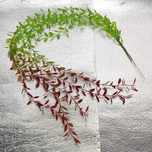 Azgalery PBP55 / Tanaman Hias Plastik Daun Tirai Rambat Lee Kwan Yew Osear Sintetis Dekorasi Artificial Dinding Rumah Daun Juntai Gantung / COD