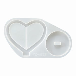 MUKANG DIY Photo Frame Drip Mold Reusable Easy Release Heart Frame Mold Epoxy Mold with Stand Holder Picture Frame Silicone Molds Home Decor