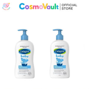 Cetaphil Baby Daily Lotion / Gentle Wash & Shampoo ครีมอาบน้ำ 2IN1 / Wash & Shampoo With Organic Calendula 2IN1 / 400ml