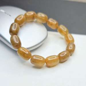 Vòng lu thống Thạch Anh Tóc Vàng - Chiêu Tài Hút Lộc Làm Ăn Kinh Doanh Thuận Lợi cho mệnh Thổ và Kim - Phong Thủy TUDO