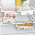 Rak Kulkas Multifungsi Serbagunan / Storage Box Kulkas /Rak Tambahan Kulkas Serbaguna Sliding Rack Multifungsi Organizer Kulkas. 