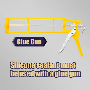 【Buy 2 Free Gun】GOOTI Multipurpose Silicon Sealant Waterproof Glue 300ml Fill the Gap Powerful Adhesive Malleable Mildewproof No-Cracking Edge Sealing Glue Repair for Kitchen Bathroom Tile Gap Caulking Glass Roof Leak White Grey Clear