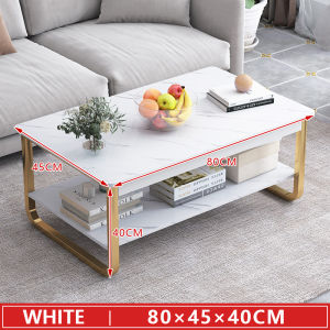 2 layers Sofa Table Simple Modern Tea Table For Living Room Coffee Table Veneer Table