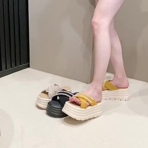 [Free Shipping] WomenS Wedge Sandals Sizes 35-43 2025 Summer New Collection Closed-Toe Design With Velcro Straps And A Hollowed-Out Casual Sporty Style