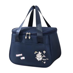 Spacious Cartoon Flap Lunch Bag with Waterproof Outer and Handy Storage RH2410