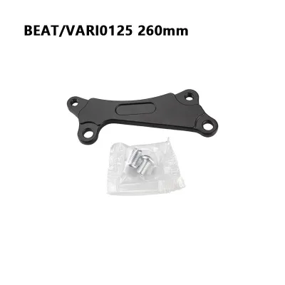 For 260MM CLICK Beat Carb Fi Click i 125 Or Mio Carb M3 i 125 Alloy Disc Brake Bracket CALIPER DISC