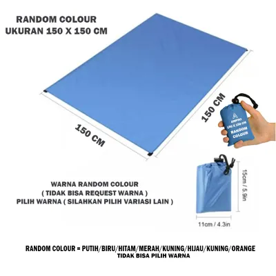 Karpet Lipat - Folding Mat Waterproof - Karpet Piknik Lipat Tahan Air Waterproof Portable Karpet Camping Piknik size 150x150 cm