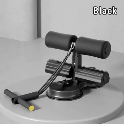 Sit Up Aids Upgraded Self-Suction T Bar Ads Waist Abdomen Training Gym Exercise Fitness Strong Suction Double-rod Sit Up Aids Training Abdominal Curl Exercise Device 仰卧起坐辅助器