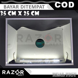 Kaca Cermin Tebal Ukuran 35 x 25 Cm | Kaca Kamar Aesthetic | Cermin Tempel Dinding | Cermin Besar Panjang Murah