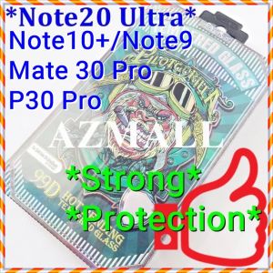 100% ORIGINAL Genuine ATB 99D Hot Bending Full Glue Cover Curved Tempered Glass Screen Protector for Samsung Galaxy Note9 Note10+ Note20 Ultra 5G / Note 9 10 Plus 20 / Huawei Mate 30 Pro Mate30 Pro / P30 Pro #Atouchbo [Official Product]