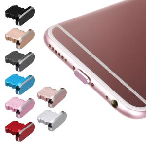 Metal Anti Dust Charger Dock Plug Stopper Cap Cover for iPhone X XR Max 8 7 6S Plus